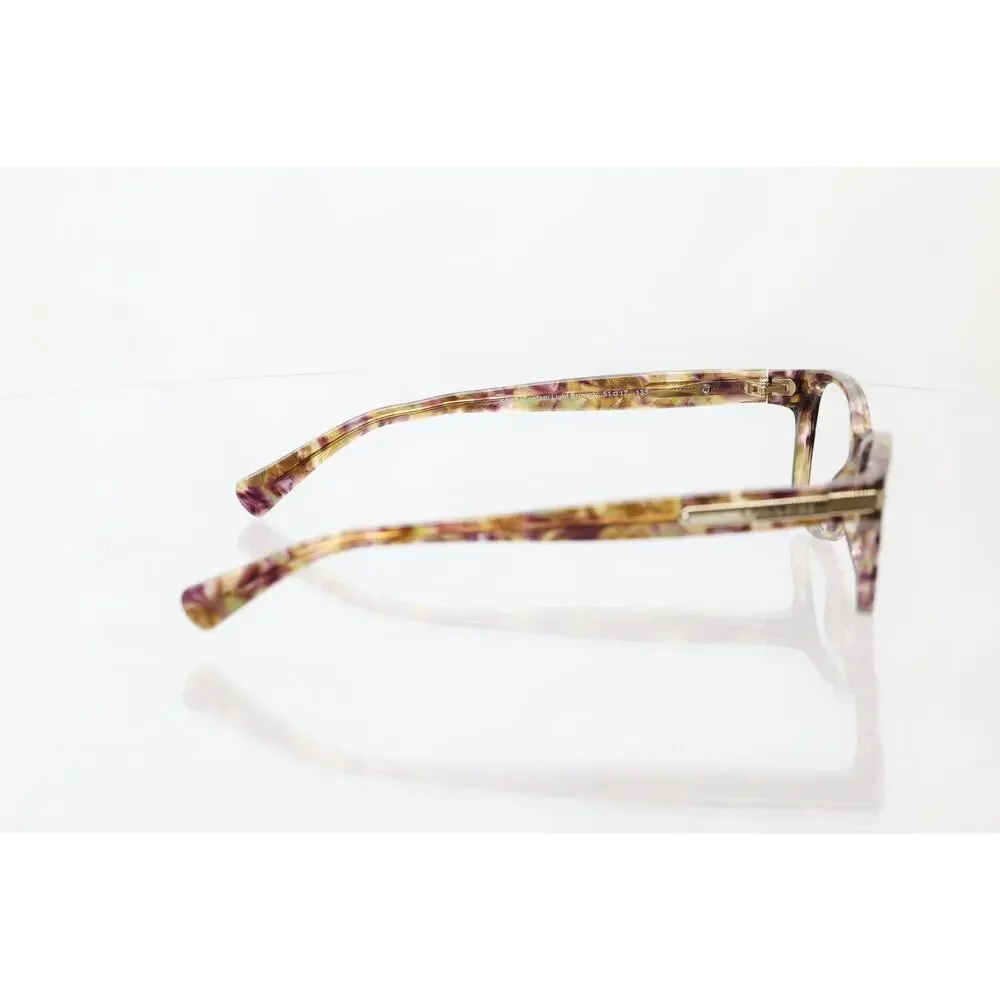 Coach HC6065 5287 (Confetti Light Brown) 51-17-135mm Eyeglass FRAMES ONLY - GOOD